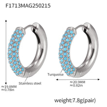 316L Stainless Steel 18K Gold PVD 4mm Zircon Hoop Earrings - Minimalist 4mm Zircon Hoop Earrings Wholesale Stainless Steel Jewelry - Sensitive Skin Friendly - Detail 18
