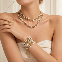 316L Stainless Steel 18K Gold PVD Bead Bracelet - Bead Bracelet, Modern Design Wholesale Stainless Steel Jewelry - Sensitive Skin Friendly - Detail 1