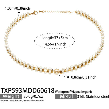 316L Stainless Steel 18K Gold PVD Bead Bracelet - Bead Bracelet, Modern Design Wholesale Stainless Steel Jewelry - Sensitive Skin Friendly - Detail 10