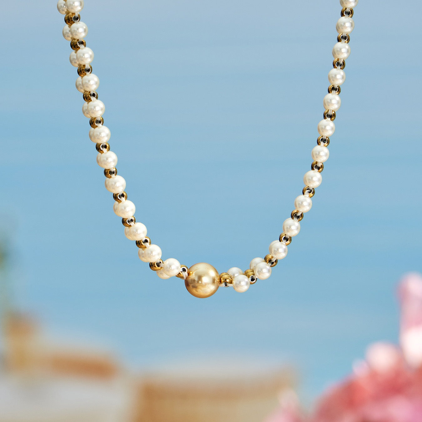 316L Stainless Steel 18K Gold PVD Bead Bracelet - Bead Bracelet, Modern Design Wholesale Stainless Steel Jewelry - Sensitive Skin Friendly - Detail 16