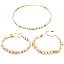 316L Stainless Steel 18K Gold PVD Bead Bracelet - Bead Bracelet, Modern Design Wholesale Stainless Steel Jewelry - Sensitive Skin Friendly - Detail 4