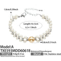 A款贝珠Steel Bracelet (TXE593) / 16+5cm