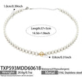 贝珠Steel Necklace (TXP593) / 37+5cm