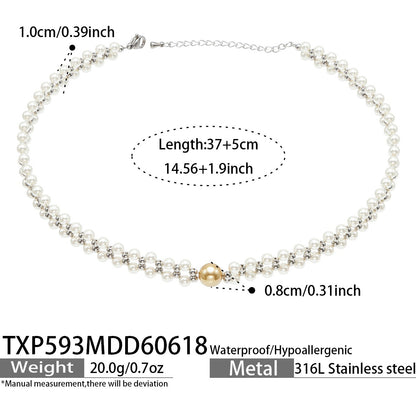 316L Stainless Steel 18K Gold PVD Bead Bracelet - Bead Bracelet, Modern Design Wholesale Stainless Steel Jewelry - Sensitive Skin Friendly - Detail 9
