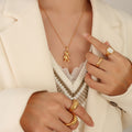 GoldBear Necklace (P586) / 40+5cm