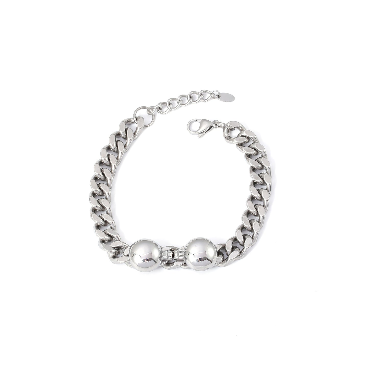 316L Stainless Steel 18K Gold PVD Chic Minimalist Bracelet Set - Chic Minimalist Steel Bracelet Set Wholesale Stainless Steel Jewelry - Sensitive Skin Friendly - Detail 19