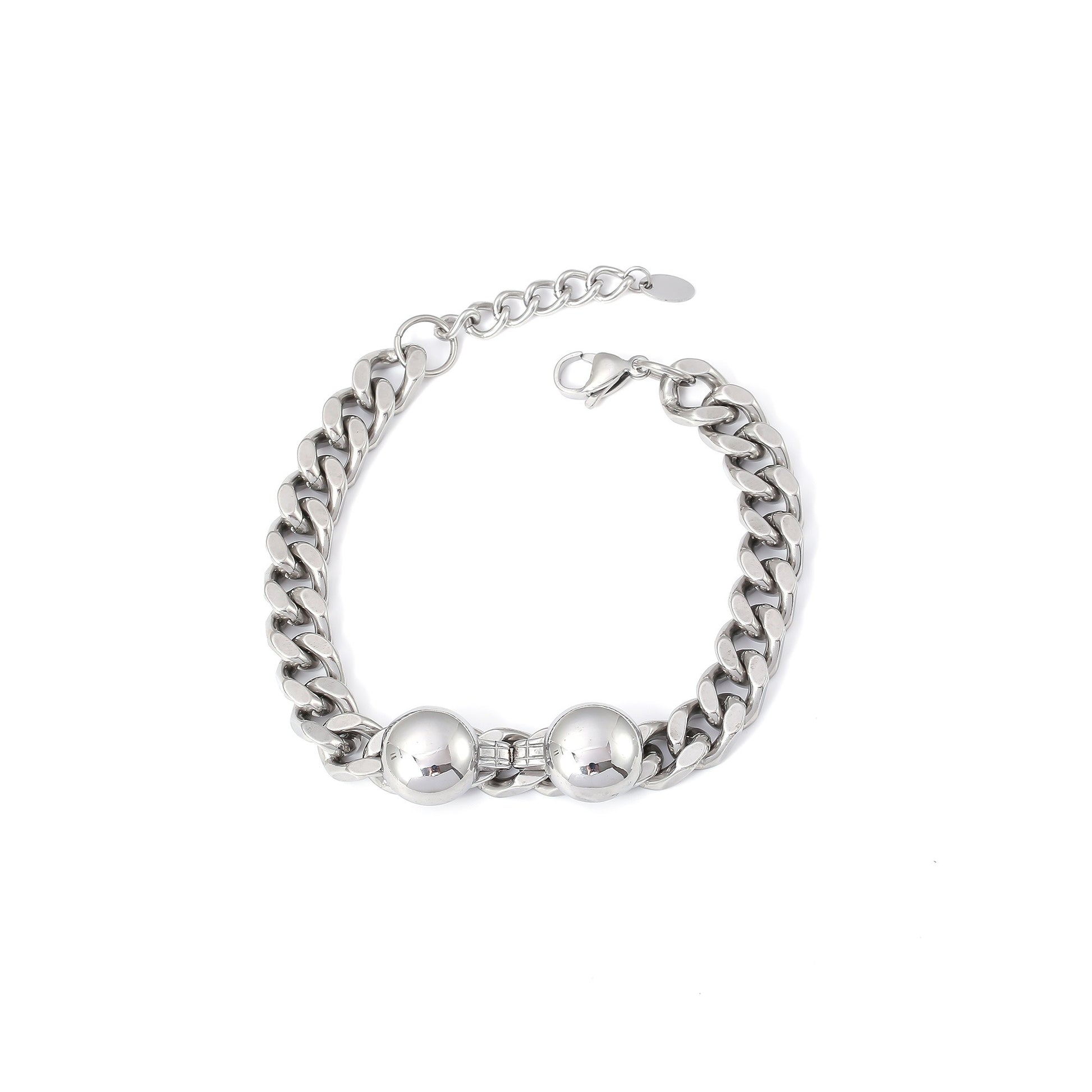 316L Stainless Steel 18K Gold PVD Chic Minimalist Bracelet Set - Chic Minimalist Steel Bracelet Set Wholesale Stainless Steel Jewelry - Sensitive Skin Friendly - Detail 19