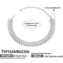 316L Stainless Steel 18K Gold PVD Chunky Chain Statement Necklace Bracelet Set - Chunky Chain, Statement, Modern, Gold, Steel Wholesale Stainless Steel Jewelry - Sensitive Skin Friendly - Detail 17