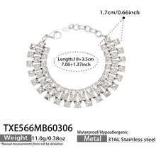 316L Stainless Steel 18K Gold PVD Chunky Chain Statement Necklace Bracelet Set - Chunky Chain, Statement, Modern, Gold, Steel Wholesale Stainless Steel Jewelry - Sensitive Skin Friendly - Detail 6