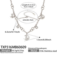 316L Stainless Steel 18K Gold PVD Coastal Charm Necklace - Ocean-inspired Tassels Starfish Wholesale Stainless Steel Jewelry - Sensitive Skin Friendly - Detail 3