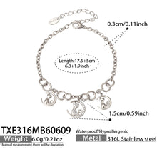 316L Stainless Steel 18K Gold PVD Coastal Charm Necklace - Ocean-inspired Tassels Starfish Wholesale Stainless Steel Jewelry - Sensitive Skin Friendly - Detail 4