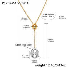 316L Stainless Steel 18K Gold PVD Coffee Bean Y-Tassel Layering Necklace - Coffee Bean, Y-Tassel, Layering Necklace, Stainless Steel, Gold Plated, Lariat Wholesale Stainless Steel Jewelry - Sensitive Skin Friendly - Detail 12