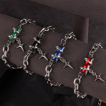 316L Stainless Steel 18K Gold PVD Color Zircon Bracelet - Minimalist Color Zircon Wholesale Stainless Steel Jewelry - Sensitive Skin Friendly - Detail 12