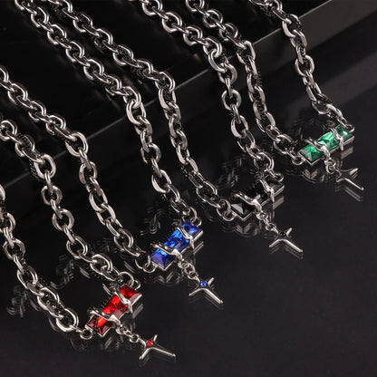 316L Stainless Steel 18K Gold PVD Color Zircon Bracelet - Minimalist Color Zircon Wholesale Stainless Steel Jewelry - Sensitive Skin Friendly - Detail 19