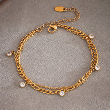 316L Stainless Steel 18K Gold PVD Dainty Starburst Charm Chain Anklet - Dainty, Starburst, Zircon, Turquoise, Minimalist, Gold, Chain Wholesale Stainless Steel Jewelry - Sensitive Skin Friendly - Detail 2