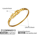 Gold Bangle (Z122) / Default
