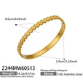 Gold Bangle (Z244) / Default