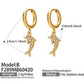 B款Gold Earrings (F289) / Default