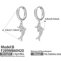 B款Steel Earrings (F289) / Default