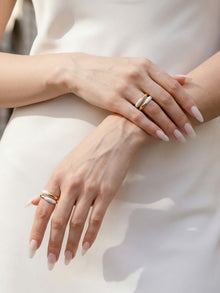 316L Stainless Steel 18K Gold PVD Dopamine Enamel Open Ring - Dopamine Enamel Ring, Open Design, Niche, Luxury Wholesale Stainless Steel Jewelry - Sensitive Skin Friendly - Detail 26