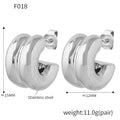 Steel Earrings (F018) / Default