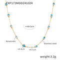 Gold Amazonite Necklace (TXP173) / Default