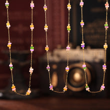 316L Stainless Steel 18K Gold PVD Double Layer Natural Stone Necklace & Bracelet Collection - Double Layer, Natural Stone, Amazonite, Blue Sandstone, Minimalist, Coastal Charm, 18K Gold PVD, Gold Jewelry Wholesale Stainless Steel Jewelry - Sensitive Skin Friendly - Detail 8