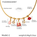 CGold Necklace40+5cm (P1425) / Default