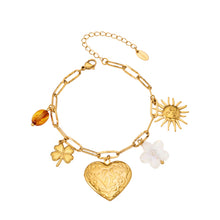 316L Stainless Steel 18K Gold PVD Enamel Heart Necklace - Enamel Heart, Gold Pendant Wholesale Stainless Steel Jewelry - Sensitive Skin Friendly - Detail 22