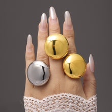 316L Stainless Steel 18K Gold PVD Exaggerated Roman Pattern Ring - Exaggerated Roman Pattern Gold Ring Wholesale Stainless Steel Jewelry - Sensitive Skin Friendly - Detail 3
