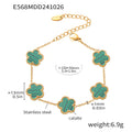 Gold Turquoise Bracelet (E568) / Default