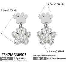 316L Stainless Steel 18K Gold PVD Four-leaf Clover Earrings - Four-leaf Clover Minimalist Modern Lightweight Wholesale Stainless Steel Jewelry - Sensitive Skin Friendly - Detail 16