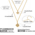 Gold Necklace39+5cm (P122) / Default