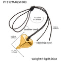 Gold Large Heart Long  Necklace132cm (P1517) / Default