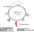 Steel Bracelet18+5cm (E109) / Default