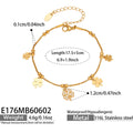 Gold Bracelet17.5+5cm (E176) / Default