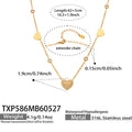 Gold Necklace42+5cm (TXP586) / Default