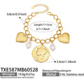 Gold Bracelet (TXE587) / 17+5cm