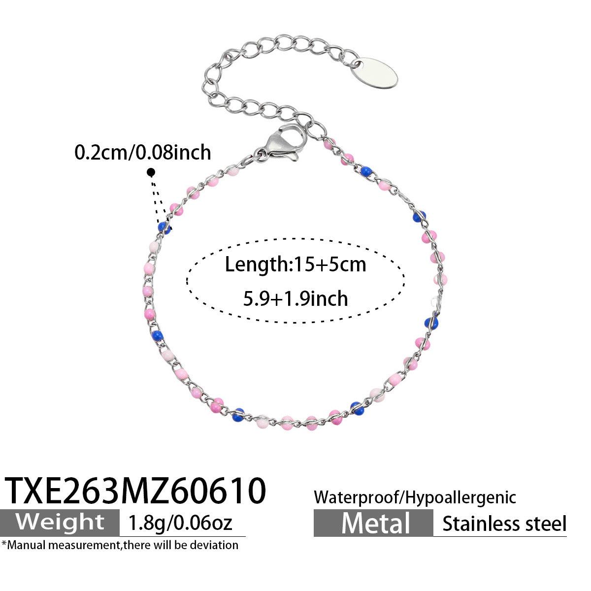 316L Stainless Steel 18K Gold PVD Heart Zircon Necklace - Heart Zircon, Elegant Design, Modern Style Wholesale Stainless Steel Jewelry - Sensitive Skin Friendly - Detail 5