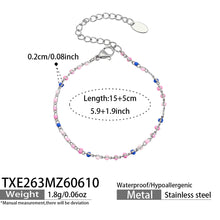 316L Stainless Steel 18K Gold PVD Heart Zircon Necklace - Heart Zircon, Elegant Design, Modern Style Wholesale Stainless Steel Jewelry - Sensitive Skin Friendly - Detail 5
