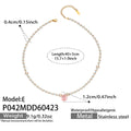 D款Gold Necklace40+5cm (P042) / Default