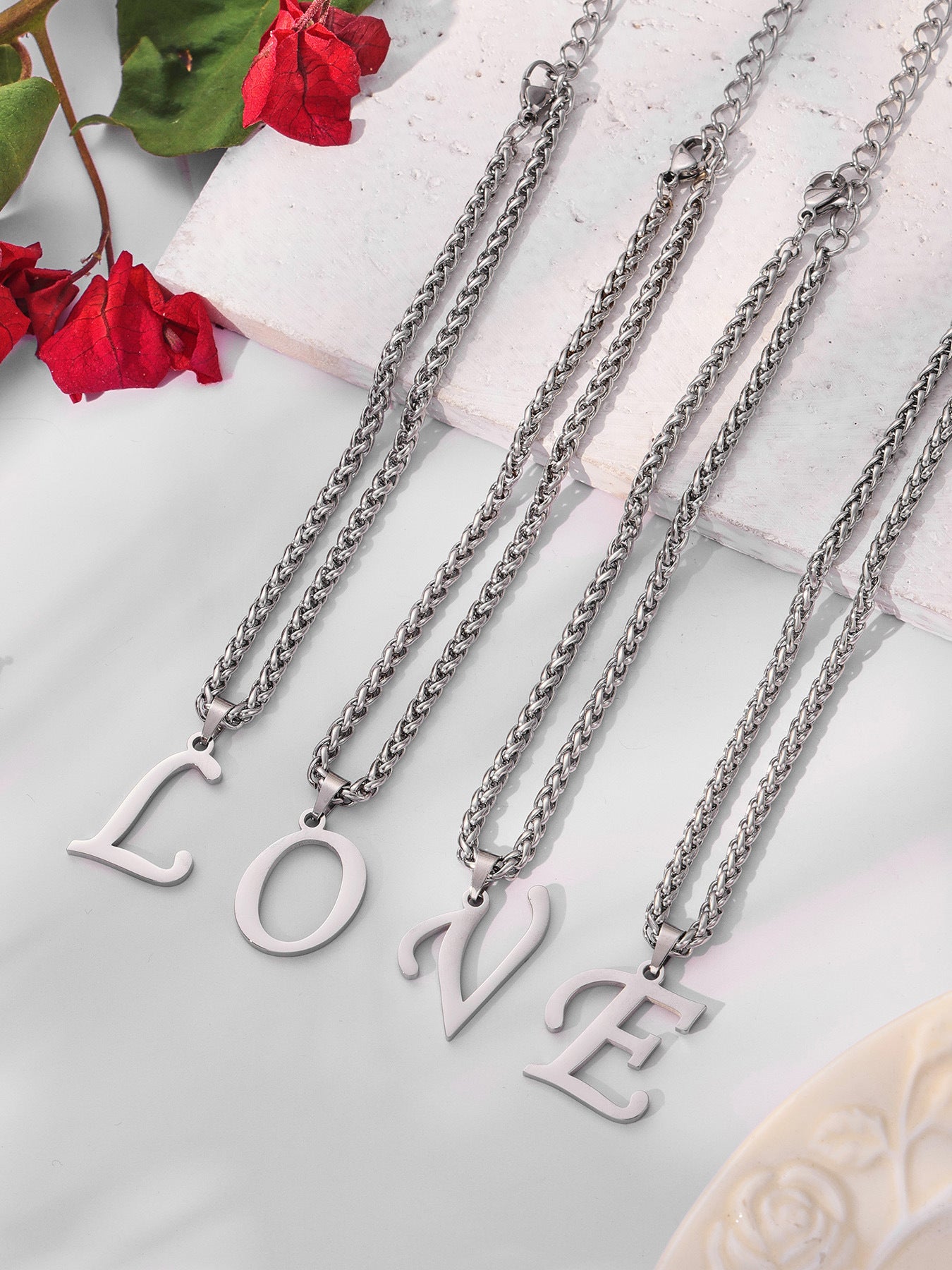 316L Stainless Steel 18K Gold PVD Initial Letter Minimalist Anklet - Initial Letter, Minimalist, Steel Finish, Personalized Anklet, Modern Wholesale Stainless Steel Jewelry - Sensitive Skin Friendly - Detail 19