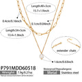 Gold  Layer  Necklace (P791) / Default