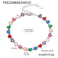 Steel Multicolor Cubic Zirconia Bracelet (TXE222) / Default