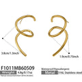 Gold Earrings (F1011) / Default