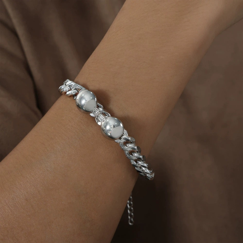 316L Stainless Steel 18K Gold PVD Minimalist Bracelet - Minimalist Wholesale Stainless Steel Jewelry - Sensitive Skin Friendly - Detail 4