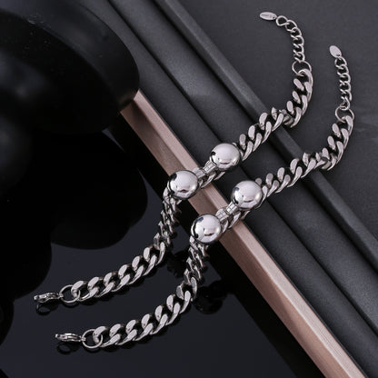 316L Stainless Steel 18K Gold PVD Minimalist Bracelet - Minimalist Wholesale Stainless Steel Jewelry - Sensitive Skin Friendly - Detail 7