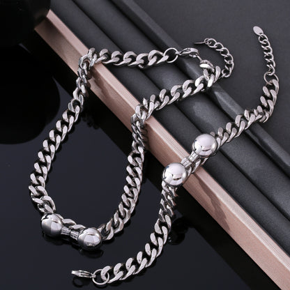 316L Stainless Steel 18K Gold PVD Minimalist Bracelet - Minimalist Wholesale Stainless Steel Jewelry - Sensitive Skin Friendly - Detail 9