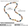 Mixed Color Pearl Necklace 41+5cm (TXP574) / Default