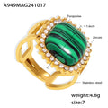 Natural Turquoise Ring (A949) / Size 7